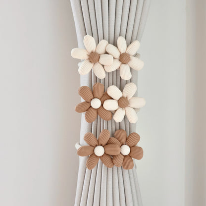 Flower Curtain Tieback Window Curtain Buckle Clip Kids Room Hanging Curtain Holders Tie Backs Curtain Accessories Decor