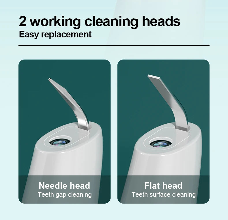 Electric Dental Scaler For Teeth 4 LED Tartar Stain Ultrasonic Tooth 1200mAh Clean Stone Health Care 4 Axis IPX7