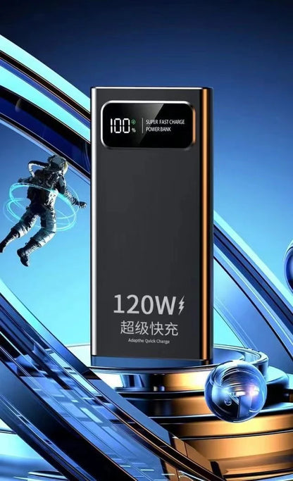 BCAK New 120W Power Bank 20000mAh Super Fast Charging Large Capacity Mobile Power Supply