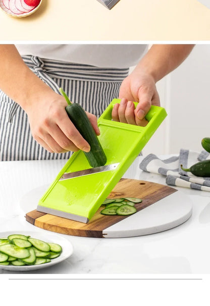 Handheld Multifunctional Kitchen Vegetable Cutter Slicer Radish Shaving Potato Shaving Salad Cucumber Slicer Home Kitchen Tool