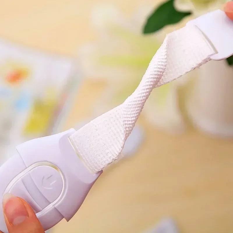 5/10PCS Safety Cabinet Lock Proof Security Protector Drawer Door Cabinet Lock Plastic Protection Safety Locks