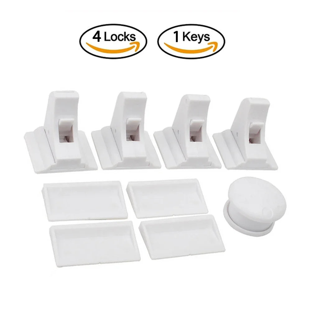 Magnetic Baby Proofing Locks Child Safety Latches For Drawers Cabinets Kids Protection Childproof Security Systems Home