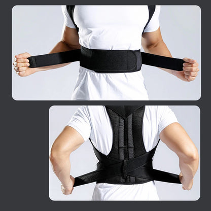 Back Brace Adjustable Scoliosis Hunchback Posture Corrector Adults Chest and Neck Forward Tilt Spine Support Straight Corrector