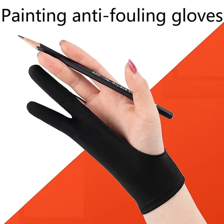 Tablet Gloves Drawing Gloves Left Hand Drawing Glove Paint Digital Graphic Tablet Glove for Drawing Glove