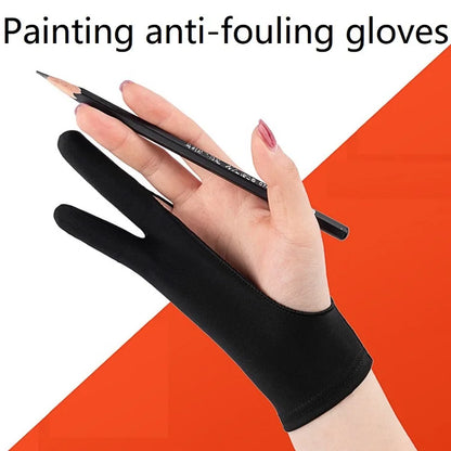 Tablet Gloves Drawing Gloves Left Hand Drawing Glove Paint Digital Graphic Tablet Glove for Drawing Glove