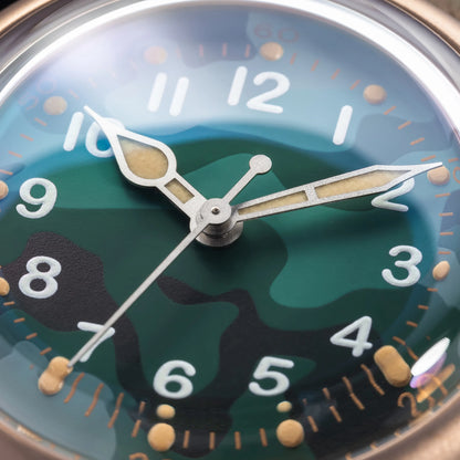 【SHY035】THORN Watch CuSn8 Tin Bronze Watch 36mm Diameter WWII Military Watch Retro Watch Trendy Men's Watch NH35 Movement