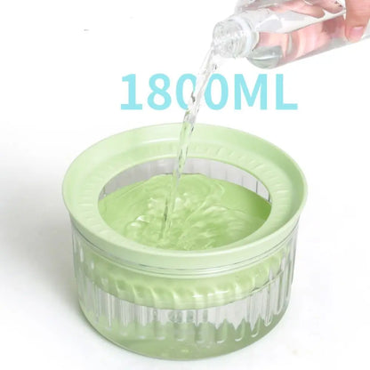 Large Capacity Pet Water Bowl Detachable Anti Splash Dog Floating Bowl Anti-tipping Anti Wetting Mouth Automatic Dog Bowl Travel