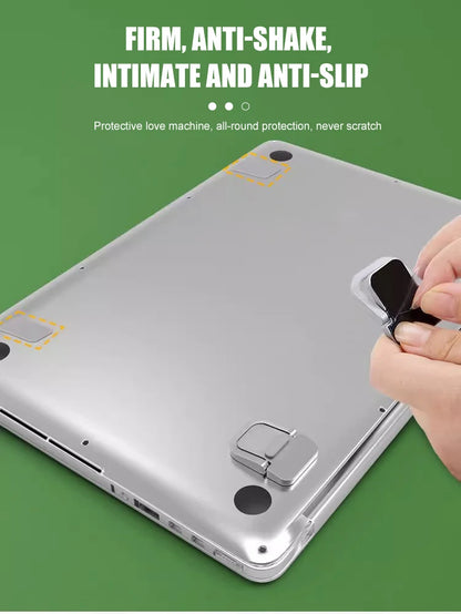 2pcs/Set Laptop Stand for Computer Keyboard Stand Riser Aluminum Mini Portable Laptop Stands for Notebook