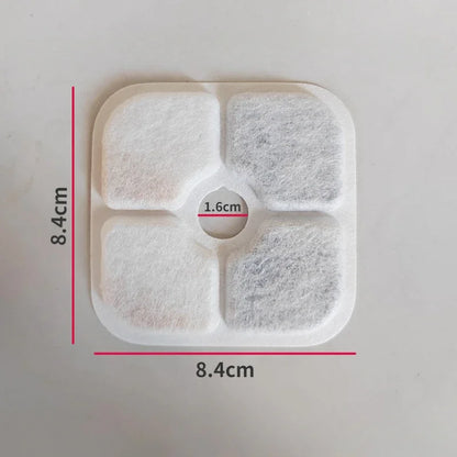 Set of 6/12 Pet Water Fountain Replacement Filters Cat Water Drinking Fountain Triple Filtration System for PIXI Water Dispenser