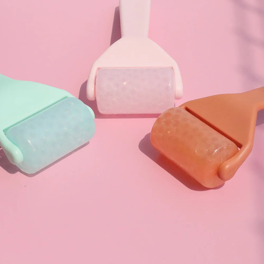 Facial Gel Ice Roller Massager Skin Lifting Beauty Instrument Face Massage Ice Roller Pain Relief Face Skin Care Beauty Tools