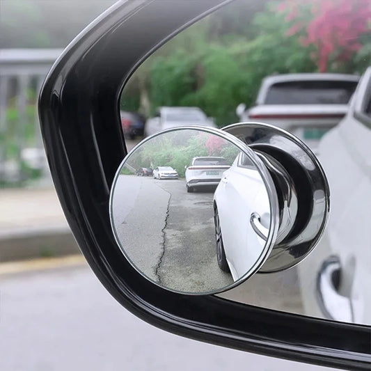 Car Rearview Mirror 360° Small Round Mirror Auto Accessories