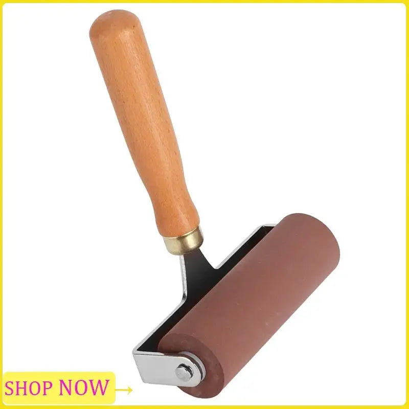 Especial Brayer Soft Flexible Sturdy Elastic Rubber Roller For Printmaking Scrapbooks,Rubber Roller, Ink Roller(15Cm)