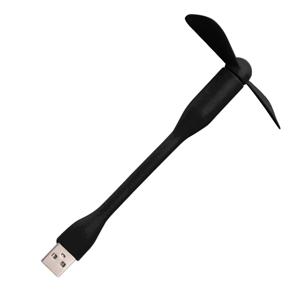 Flexible Portable Mini Fan for Power Bank Notebook Computer Summer Travel Cooling Cooler Mobile Phone USB Gadgets Fans