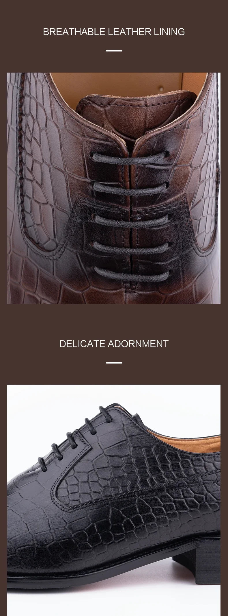 Handmade Oxford Casual Business Office Work Shoes Luxury Wedding Classic Fashion Formal Shoes Genuine Leather Lace Up Shoe