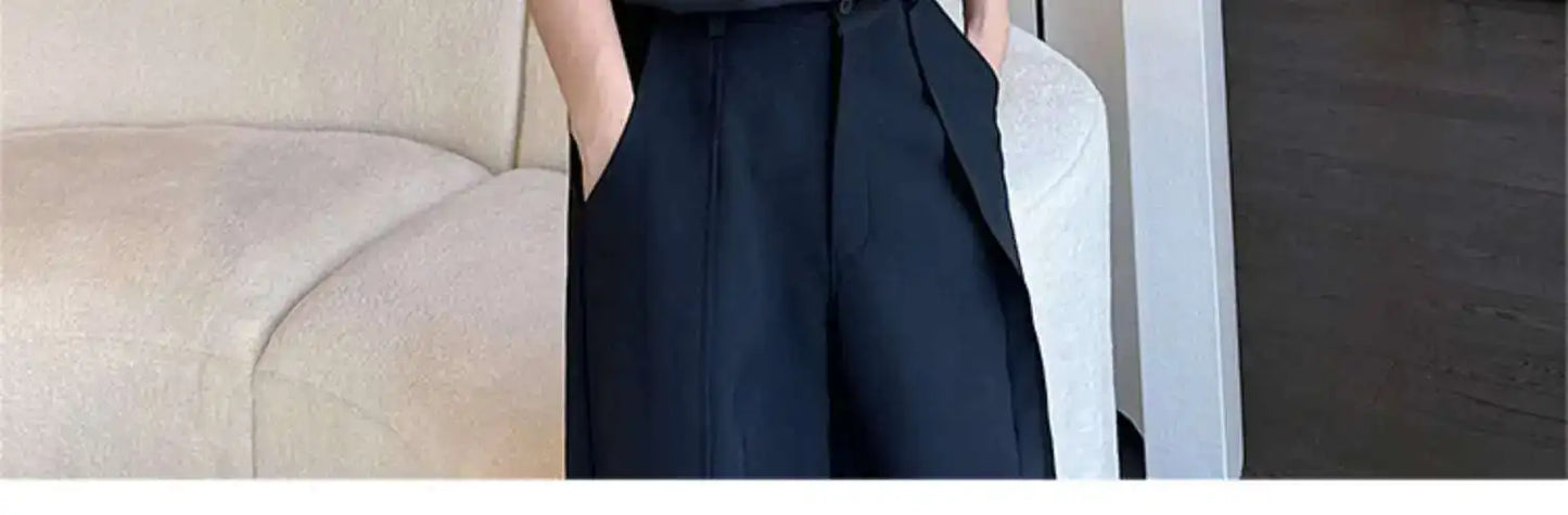 LUZHEN Niche Design Stylish Short Sleeve Shirts Original Fashion Elegant Handsome Korean Clothing Men Casual Blouses Tops LZ4028