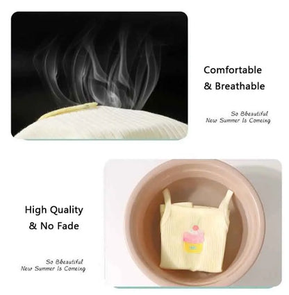 Baby Girls T-shirts for Kids Summer Sleeveless Knitted Tops Vest Outfits Girls Cute Halter Tops Tees Children Clothing 1-12 Year