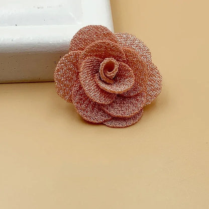 2.5CM Small Flower Clothing Headwear Accessories Three-dimensional Flower Handmade DIY Hair Accessories Accessories
