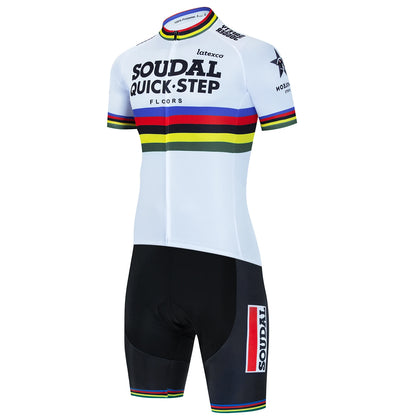 2025 Cycling Man SOUDAL Sportswear Shorts Men Mtb Men's Jacket Summer Bike Jersey Mens Clothes Clothing Blouse Uniform Road