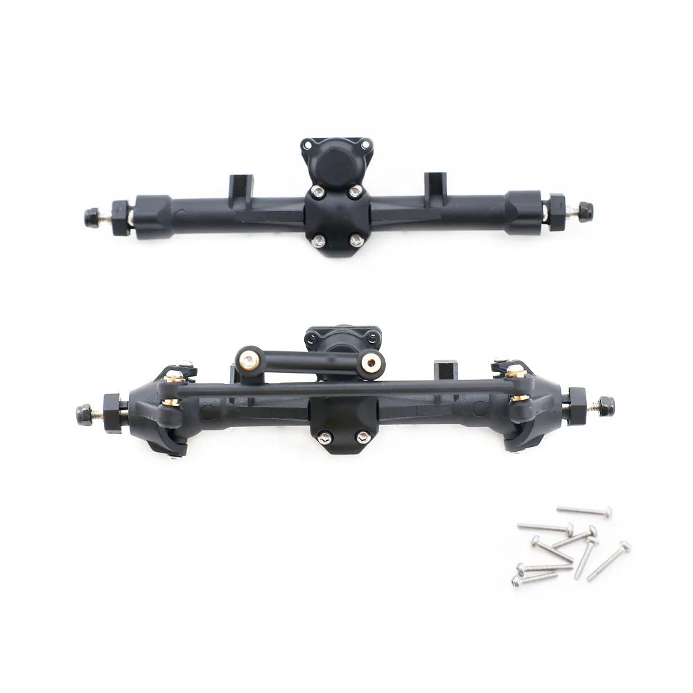 Plastic Front And Rear Axle Set Spare Parts Kit For 1/24 Axial SCX24 RC Crawler Car Upgrades Parts