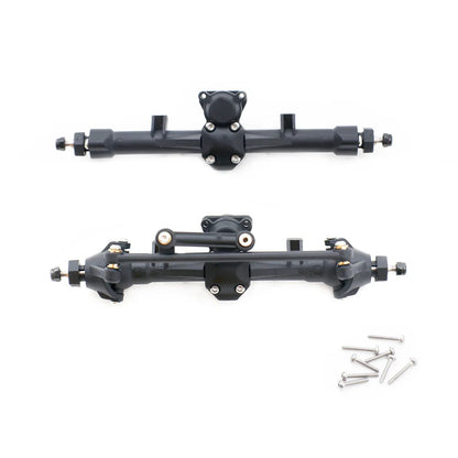 Plastic Front And Rear Axle Set Spare Parts Kit For 1/24 Axial SCX24 RC Crawler Car Upgrades Parts