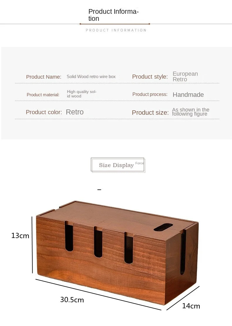 Router cable storage box Cable board socket Mobile phone charging arrangement storage box desktop power cable collection box