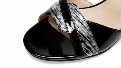 Korea Chunky Woman Shoes Thick Heel Sandals for Women Daily Block Wholesale Chic and Elegant Anti Slip Hot The Best Footwear