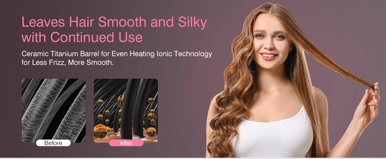 LISAPRO 2 IN 1 One Step Hair Dryer and Volumizer Hair Straightener Hot Air Brush Hair Curler Hair Beauty and Health Styling