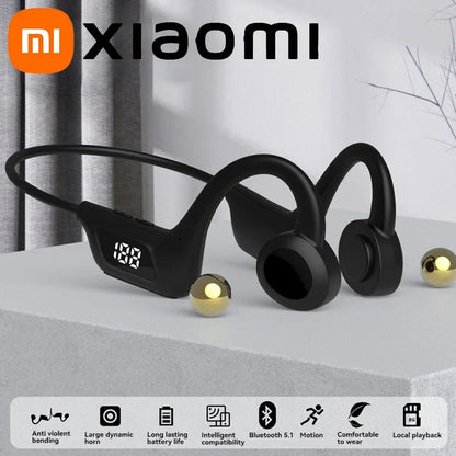 Xiaomi Bone Conduction Wireless Earphone Sport Swimming Bluetooth Compatible Headphone Hand-free With Mic For Running Earbuds