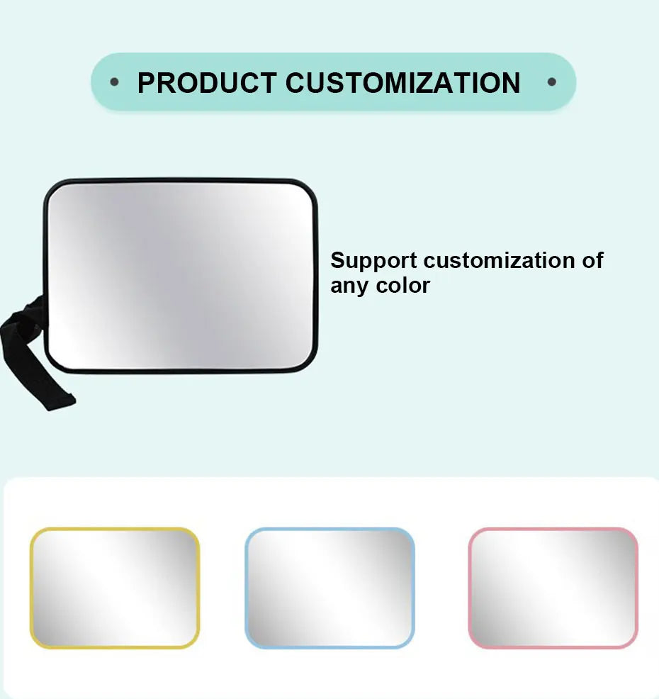 Car Rearview Mirror Baby Mirrors For Safety Interior Mirror Universal Car Seat Headrest Mirror Monitor Child Baby Safety Driving