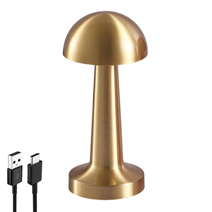 LED Touch Table Lamp Desktop Night Light Rechargeable Cordless Decor Lamp for Restaurant Hotel Bar Bedroom Bedside Light Lamp