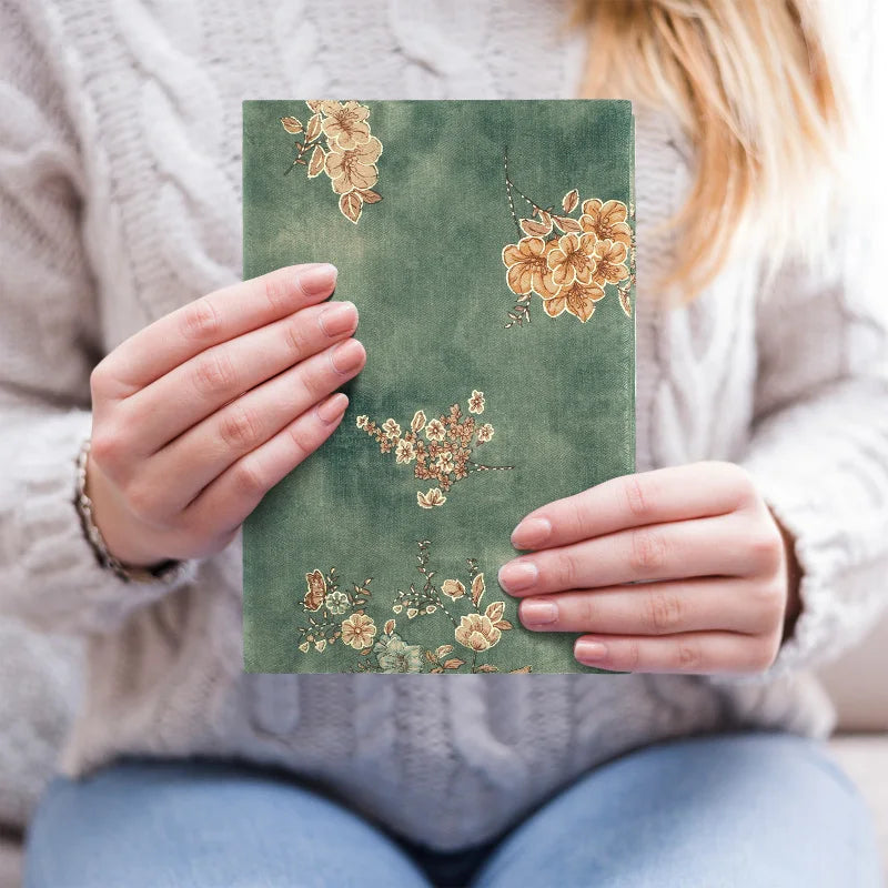 Dot Journal Book Cover Sleeve Adjustable Notebook Grid Notebooks Cotton Student Stationery