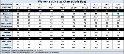 Tailor Made Women Suits Office Ladies Female Business Work Wear 2 Pieces Set Formal Blazer Suits (Jacket+Pants)