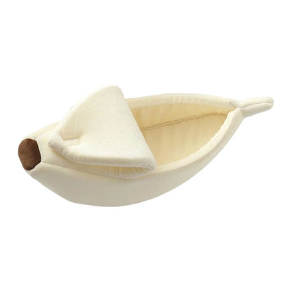 Cute Cats Beds Deep Sleep Comfort In Winter Bed Banana Shape for Cat's House Products Pets Creative Indoor Small Cat Dog Beds