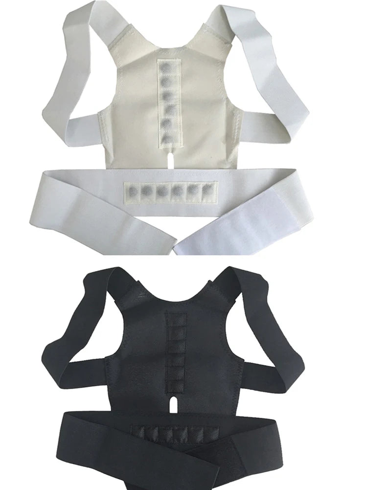 Magnetic Posture Corrector Back Shoulder Straighter Brace Belt Corrective Therapy Corset Lumbar Support Correction Women Men
