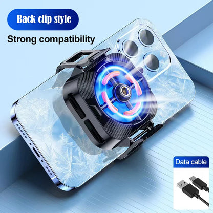 Semiconductor Mobile Phone Radiator Fan Cooler For Phone Cooling Fan Processor Cooler  Phone Fan Cooler Gamer Cell Phone