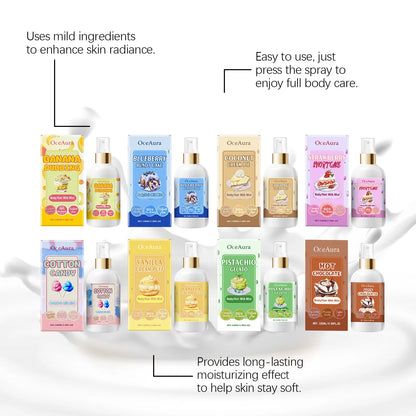 Original Body Moisturizing Spray Prevent Dry Skin Hair Lasting Fragrance  Improve Dry Rough Nourishing Face Body Skin Care 100ml