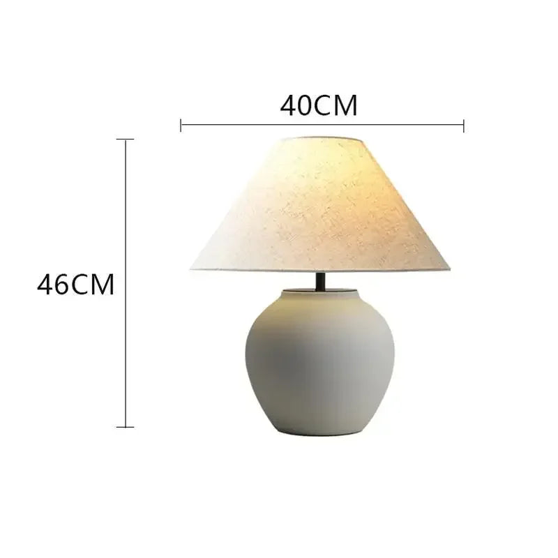 Retro Ceramic Floor Lamp, Bedroom Table Floor Lamp, Living Room Bedside Floor Lamp, Room Decoration Indoor Lighting Lamp