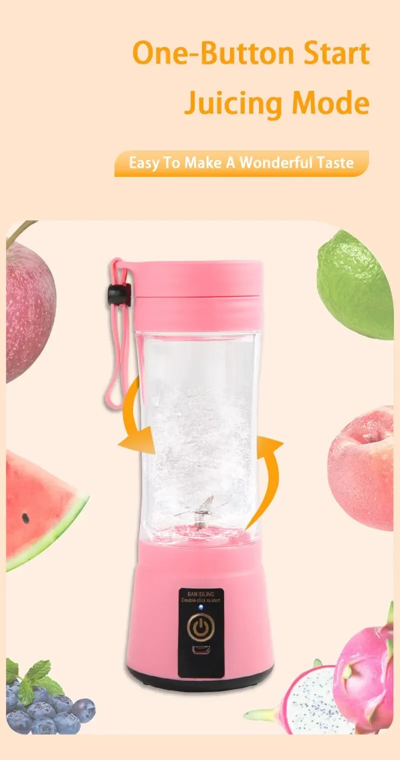Electric Juicer Portable Blender Milkshake Mixers Fruit Extractors Multifunction Juice Maker Machine Blender Smoothies Mixer