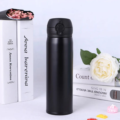 Stainless Steel Vacuum Flask Light Weight Student Thermos Portable Bottle Student Water Cup 350ml