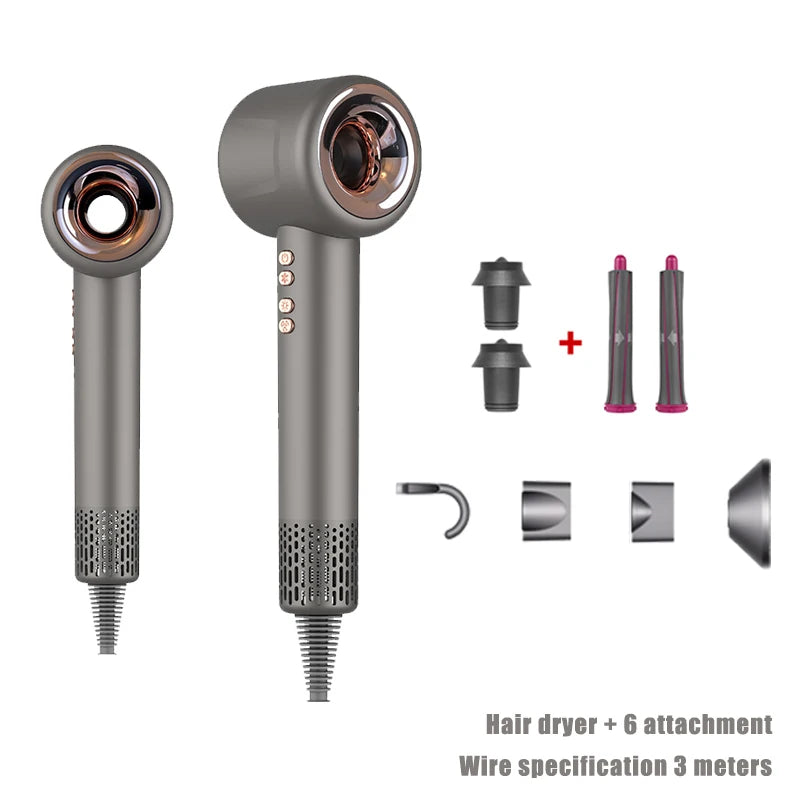 Professional Hair Dryer Super Hair Dryer 220V Leafless Hair dryers Home Curling Iron Salon Hair Styler Blow Drier