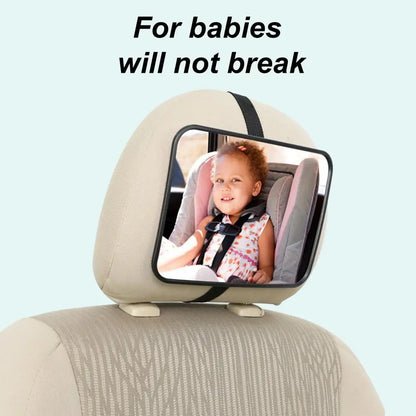 Baby Car Backseat Mirrors Wide Clear View Safe Car Seat Mirrors Baby Rearview Mirrors Car Seat Sight Glasses Adjustable Seat