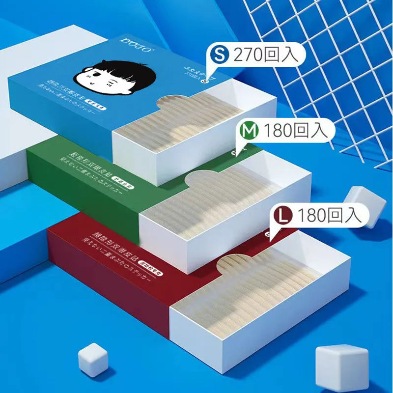 180/270PCS Double Eyelid Tape Invisible Eyelid Lift Band Self Adhesive Paste Fiber Waterproof Free Glue Eye Stickers