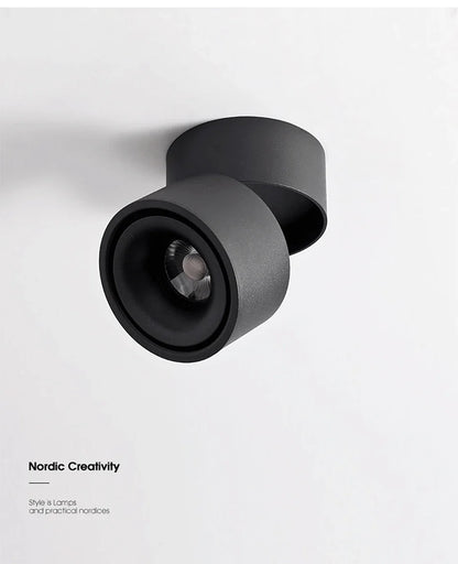 Led Spotlights Foldable Downlight Wall Spot Led Lamp Focos Ceiling Lamp Surface Mounted Indoor Lighting for Living Room Kitchen