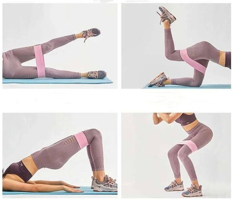 Resistance Hip Booty Bands Glute Thigh Elastic Workout Bands Squat Circle Stretch Fitness Strips Loops Yoga Gym Equipment