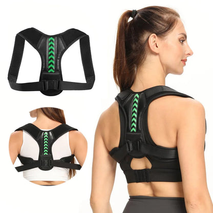 Posture Corrector Unisex Adjustable Back Clavicle Support Back Brace for Neck Back Shoulder Reshape Body