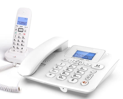 cordless Answering Machine 2.4G Corded Phone Handset  office home hotel Long Range Wireless Telephone 1- 4 handstes table phone