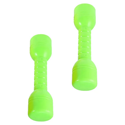 2Pcs Plastic Dumbbells Children'S Sports Fitness Dumbbells Fitness Equipment Children Dumbbell Toddler Toys Fitness kids Barbell