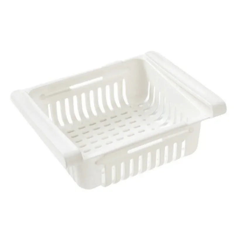 Fridge Organizer Drawer-Storage Rack Refrigerator-Storage Basket Flexible Expandable Storage Fresh Box Freezer Box Organize