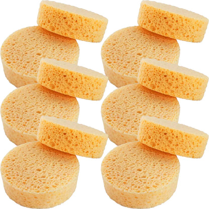 25 Pcs Compression Face Puff Spa Sponge Cellulose Cleaning Sponges Washing Cleaner Facial Estheticians Natural Dish