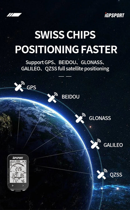 IGPSPORT Bicycle Computer BSC100S Computer BLE Bluetooth ANT Waterproof Wireless Bike Stopwatch MTB Road Cycling Bike Computer